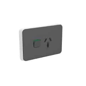 Clipsal Iconic Power Point Socket Outlet Skin for Single Switched ...