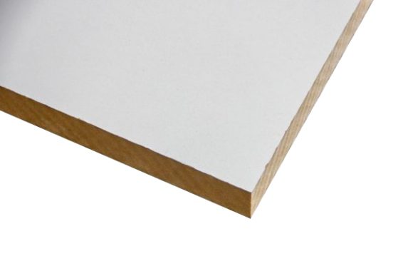 White MR MDF - Satin