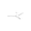 HPM CF12HWE Ceiling Fan, Less Light, 1200mm, 48", 3 Speed, 3 Blade, Metal Body & Aluminium Blades, AC Motor, Hangsure, 240V 65W, White