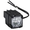 Clipsal 60PBL Saturn 4000 60 Series Switch Mech, Push Button With LED, Single Pole, 1 or 2 Way, 250V 16AX/20A, Black