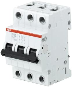 ABB S203C80 Miniature Circuit Breaker, MCB, 3 Pole, 80A, 415V, C Curve, 6KA, Din Rail Mount, 3 Module 1 ABB S203C80 Miniature Circuit Breaker, MCB, 3 Pole, 80A, 415V, C Curve, 6KA, Din Rail Mount, 3 Module