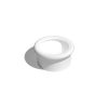 APP BU100WH NBN Pit Bush, 100mm, PVC Material, Underground Conduit Connector, Rounded Edges, 60mm Length, Box of 30, White