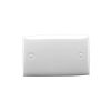 Clipsal 31VX-WE Standard Series Plate Only, Blank, Flush, Vertical/Horizontal, White Electric