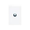 Clipsal 4061PBL-PW  Saturn Series Switch, Single Pole, Flush, 1 Gang with LED, Vertical, 250V 20A, 1 or 2 Way, Pure White
