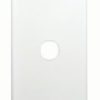Trader FLSWPV1G Flat Switch Plate Vertical 1 Gang (Less Mech)