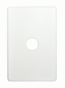 Trader FLSWPV1G Flat Switch Plate Vertical 1 Gang (Less Mech) 1 Trader FLSWPV1G Flat Switch Plate Vertical 1 Gang (Less Mech)