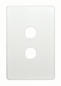 Trader FLSWPV2G Flat Switch Plate Vertical 2 Gang (Less Mech) 1 Trader FLSWPV2G Flat Switch Plate Vertical 2 Gang (Less Mech)