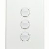 Trader FLSWV3G Flat Switch Vertical 3 Gang 10AX/16A 250V~