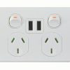 Trader PUPP2USB2G PUMAUSB Fully Integrated Dual USB Charger Power Point