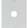 Trader PUSWPV1GVP Puma Switch Plate Vertical 1 Gang Less Mech Vandal Proof
