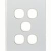 Trader PUSWPV5G Puma Switch Plate Vertical 5 Gang (Empty)