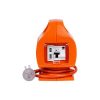 HPM RCFREMOTE, HPM Electrosafe 4 Outlet 10A USB A Portable Powercentre with RCBO Protection Orange