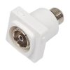 Legrand 1310FSWE F Connector, Male-Female, High Specification for RG6/RG59, HPM TV Mechanism, Fits Excel/Standard Range,H63 White