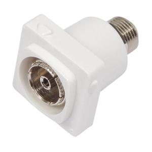 Legrand 1310FSWE F Connector, Male-Female, High Specification for RG6/RG59, HPM TV Mechanism, Fits Excel/Standard Range,H63 White 1 Legrand 1310FSWE F Connector, Male-Female, High Specification for RG6/RG59, HPM TV Mechanism, Fits Excel/Standard Range,H63 White