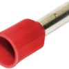 Hellermann Tyton HTABL95 Bootlace Ferrule Red 95mm2