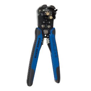 Klein Tools 11061 Self-Adjusting Wire Stripper and Cutter, Steel, 210mm, Adjustable Stopper, Grooved Grips, 10-20 AWG Solid, 12-22 AWG Stranded, Blue/Black 1 Klein Tools 11061 Self-Adjusting Wire Stripper and Cutter, Steel, 210mm, Adjustable Stopper, Grooved Grips, 10-20 AWG Solid, 12-22 AWG Stranded, Blue/Black