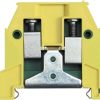 NHP V7WG10S V7 Series Earth Terminal, Din Rail Mount, 57A, Suit 10mm Cable, Green/Yellow