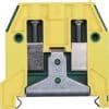 NHP V7WG6 V7 Series Earth Terminal, Din Rail Mount, 41A, Suit 6mm Cable, Green/Yellow