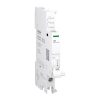 Schneider Electric A9A26914 Auxiliary contact, Acti9, iOF, 1 C/O, 2mA to 100mA, 24VAC to 250VAC, 24VDC to 220VDC, bottom connection, White