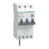 Schneider Electric A9DC6925, Residual Current Breaker With Overcurrent Protection (RCBO), Acti9 iC60 RCBO, 3P+Ns, C Curve, 25A, 30mA, A type, 6000A