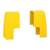 Schneider Electric A9XPE210 Set of 10 end caps, Acti9, 2 Poles for Acti9, Yellow