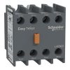 Schneider Electric LAEN22 Auxiliary contact block,Easy TeSys Control,2NO+2NC,for LC1E/CAE, Grey