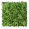 100x100cm Artificial Hedge Tile Tropical Lavender