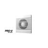 Ventair VSLF100 Slimline 100 Series Exhaust Fan, Wall/Ceiling Mount, 100mm Duct, 158mm x 158mm, 98mm Cut Out, 240V 15W, 70m3 Hour, White