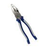 Wattmaster MA880W Pliers Linesman Combination 1000V Rated, Heavy Duty Steel, High Leverage, Low Profile Grey/Blue Handle 225mm