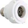 Hager WBMTV75PF Rotoloc Series TV Outlet Mech, Antenna, Socket, F-Type to PAL, Straight, Flush, Single, 75OHM, RG6, Gloss White