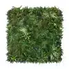 100x100cm Artificial Hedge Tile Spider Fern