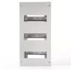 FES Australia Electrical DK-24 24 Way DIN Kit, Galvanised Steel, 3 Openings, 223mm Width x 448mm Height, Quick Install for Meter Boards, Galvanised Finish
