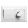 Legrand CM400THWE, Como - Horizontal rotary dimmer trailing edge 2 wire 400VA 240V a.c. white