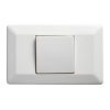 Legrand CM910/1HWE, Como - Horizontal Single Pole Double Throw - rocker Switch 1 gang 10A 240V a.c. white