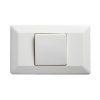 Legrand CM910/35HWE, Como - Horizontal Single Pole Double Throw - rocker Isolator switch 1 gang 35A 240V a.c. white