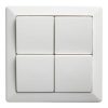 Legrand CM940/4WE, Como - Vertical switch 4 gang 10A 240V a.c. white