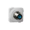 Legrand EMFFFOXWE Excel Life Series TV Outlet Mech, Antenna, Socket, F-Type to F Type, 3GHz, Pay TV, Straight, Flush, Single, 75OHM, RG6, White Electric