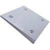 Sureset SURWBMB Weatherboard Mounting Block, Corrugated Design, Surface Leveling, 122mm x 115mm, 4 Countersunk Holes, Black