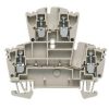 Weidmüller 1021500000, Feed-through terminal,Double-tier terminal,Screw connection,400V,24A,Dark beige,WDK2.5